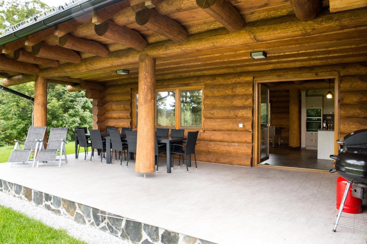 Luxusni Srub Az 24 Luzek - Sruby-Lipno Villa Frymburk Bagian luar foto