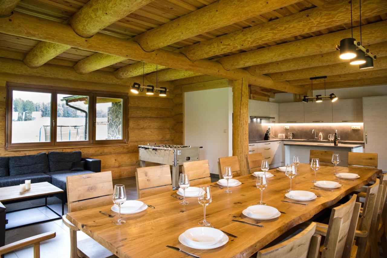 Luxusni Srub Az 24 Luzek - Sruby-Lipno Villa Frymburk Bagian luar foto